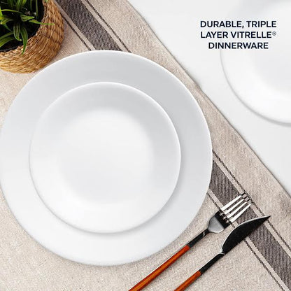 Corelle 16 Piece Winter Frost Dinner Set White
