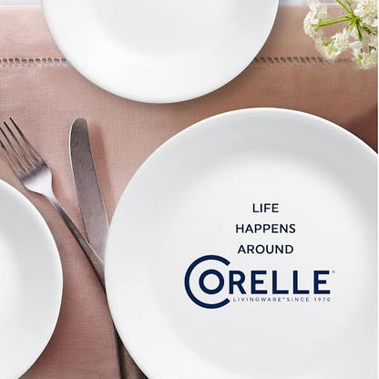 Corelle 16 Piece Winter Frost Dinner Set White