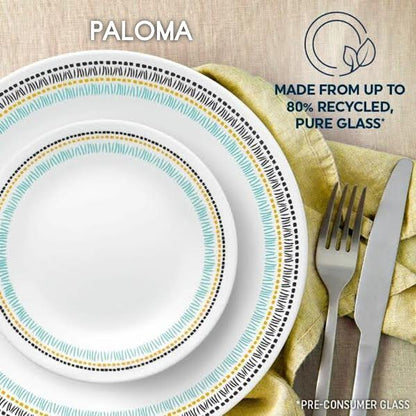 Corelle 16 Piece Paloma Dinner Set White