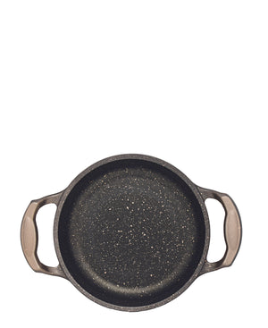 OMS Non Stick 16cm Granite Egg Pan - Black & Copper