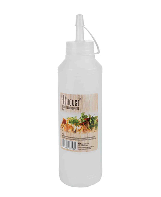 Hillhouse 500ml Plastic Salad Dressing Bottle - White