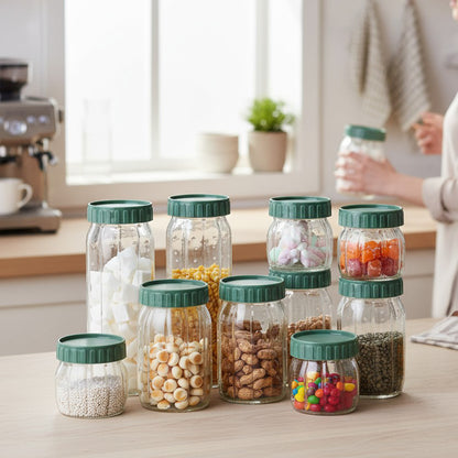 Kitchen Life 10 Piece Canister Set Clear
