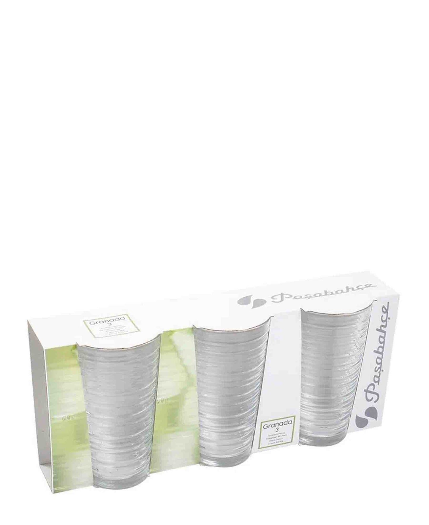 Pasabahce 3 Piece Granada 345ml Tumbler Set - Clear