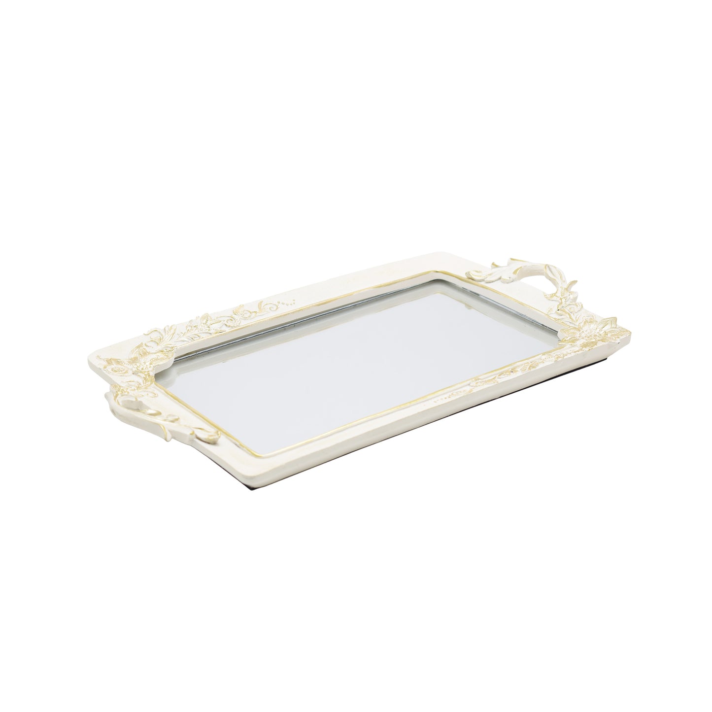 Urban Decor Parni Rectangular Mirror Tray Gold