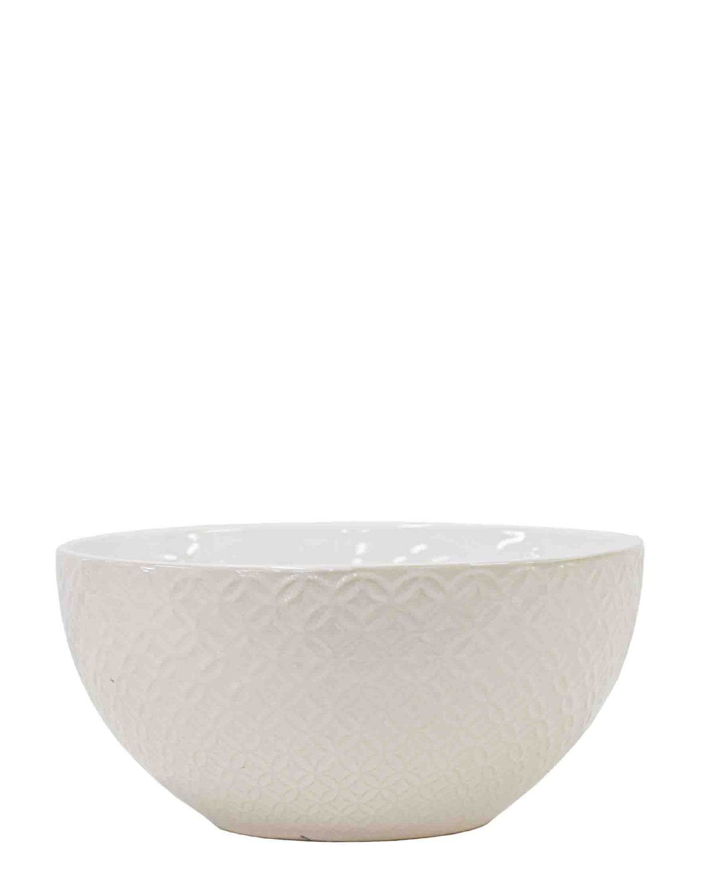 Kitchen Life Ceramic Salad Bowl - White