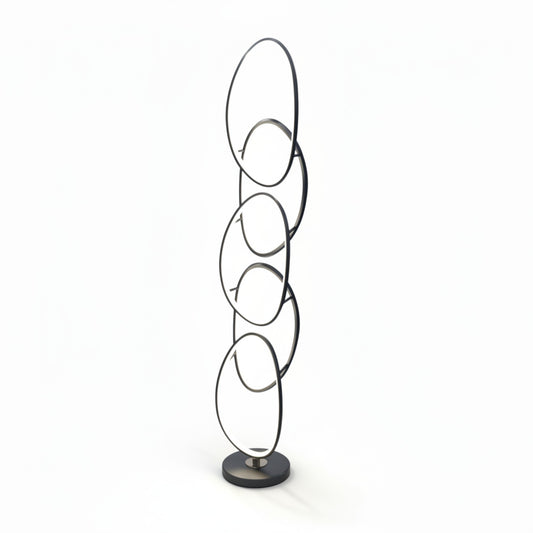 Chain Design LED Floor Lamp Black