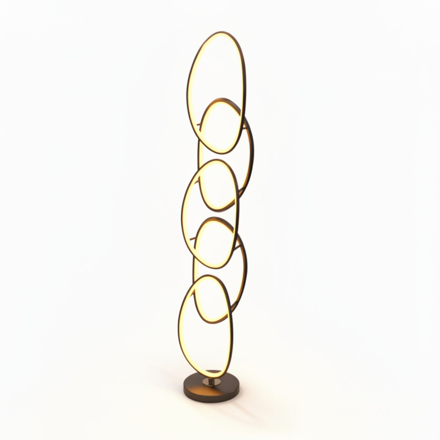 Chain Design LED Floor Lamp Black