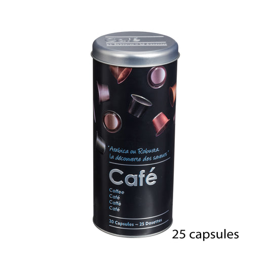 Five Coffee Canister Black