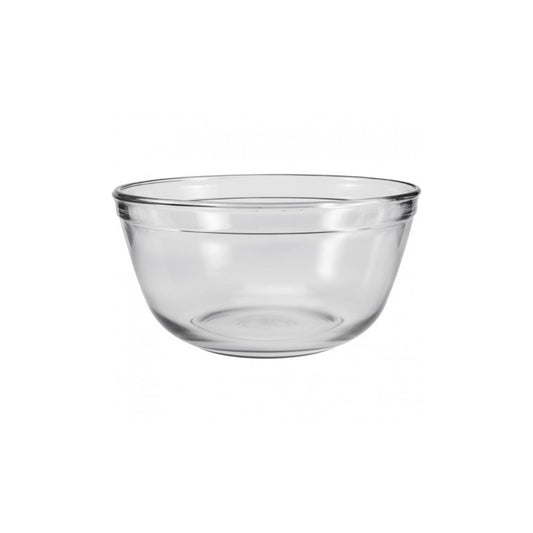 Aqua 1Lt Glass Mixing Bowl Clear