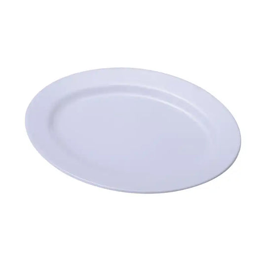 Kitchen Life Ceramic Oval Serving Platter White