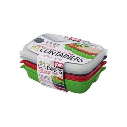 Joie Msc 3 Piece Meal Seal Container Set Assorted