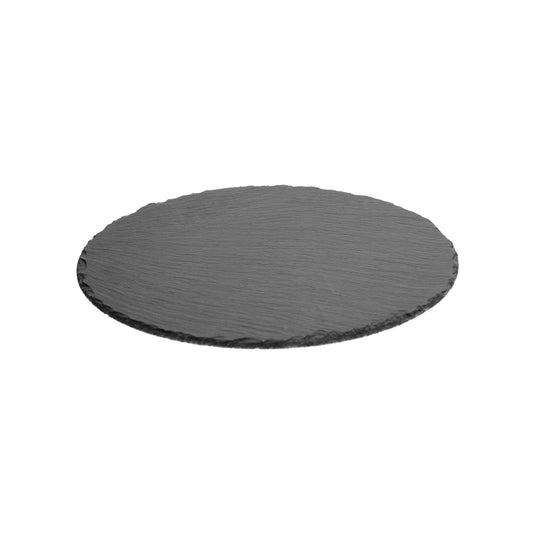 Secret de Gourmet 22cm Rounded Slate Plate Black