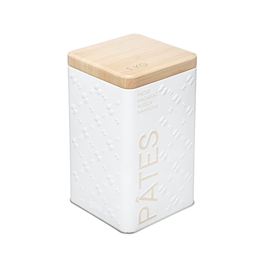 Five Pasta Canister White