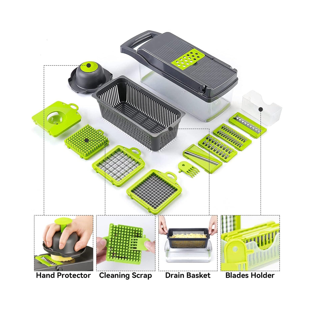 16 Piece Vegetable Cutter Set