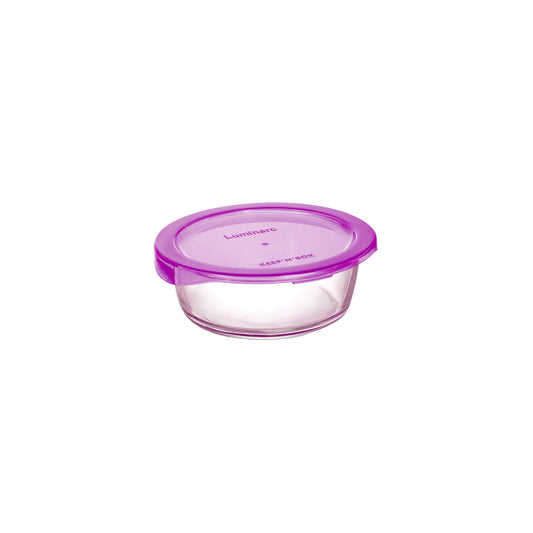 Luminarc Keep n Box Round Food Container Purple