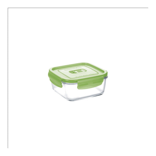 Luminarc Pure Box Active Square Food Storage Container Green