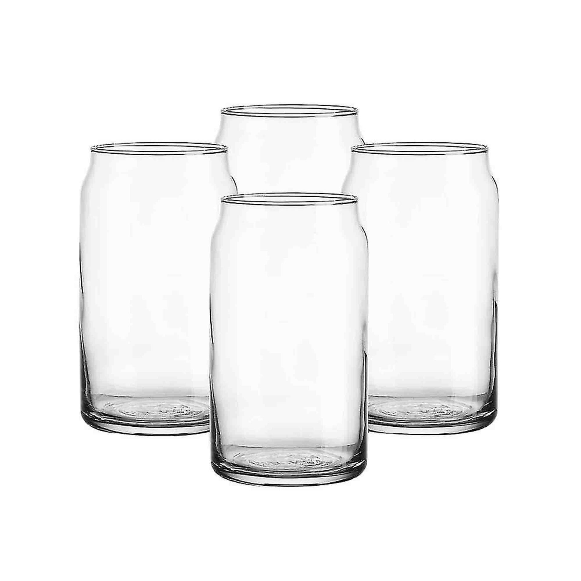 Kitchen Life 4 Piece Can Shaped Glass Set Clear – The Culinarium