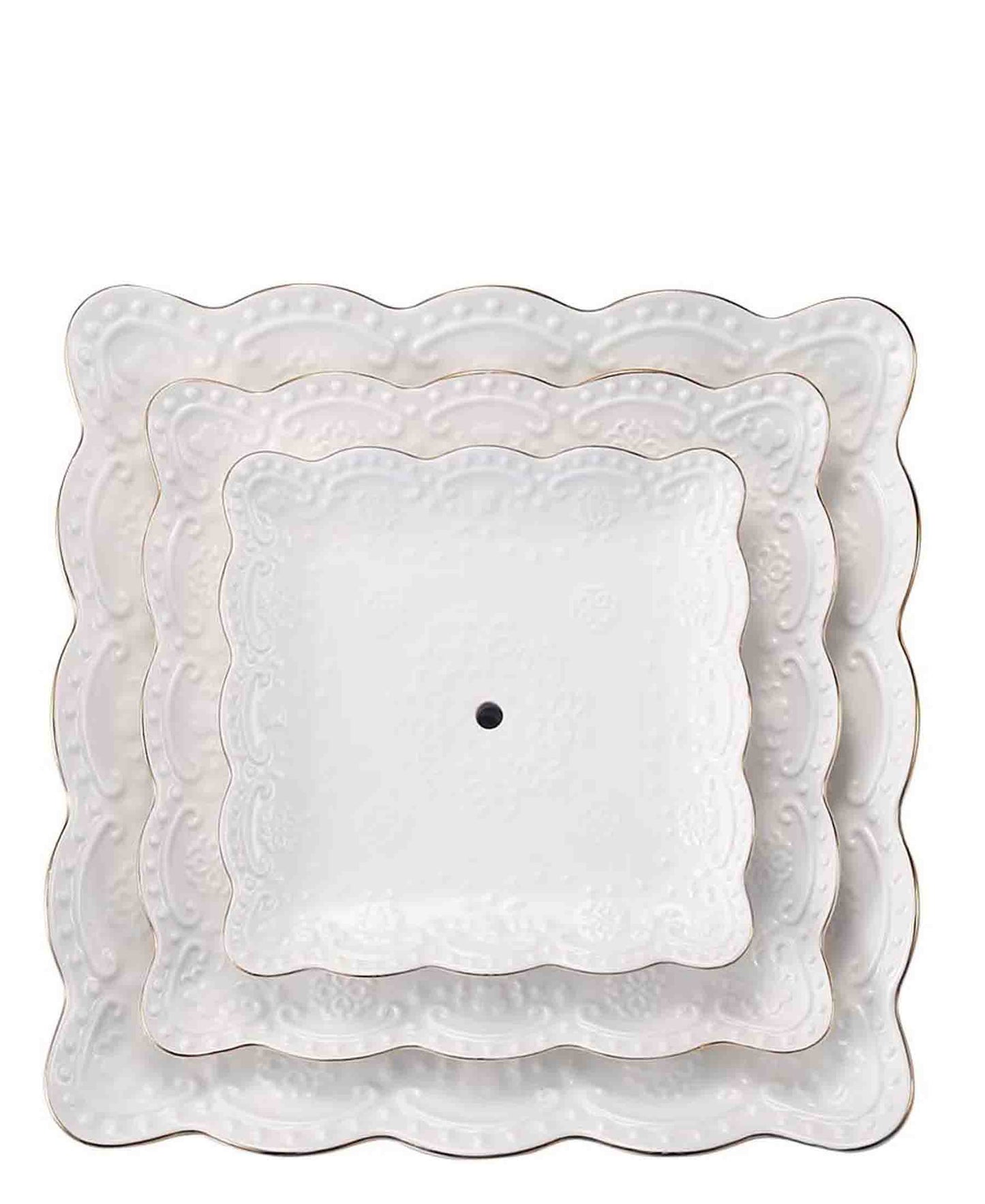 Kitchen Life Cake Stand - White
