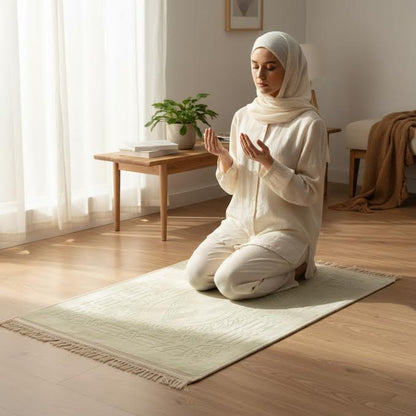 Musallah Prayer Mat Cream