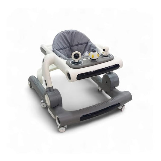 Musical Baby Walker with Wheels Grey