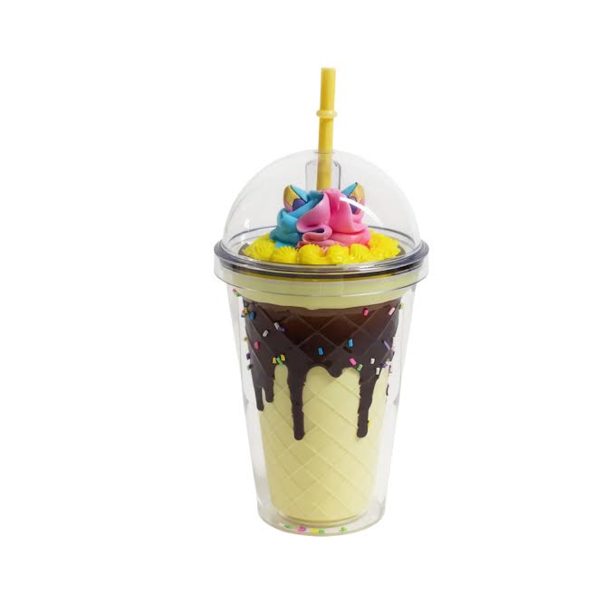 Milkshake Inspired 450ml Double Wall Cup Multicoloured