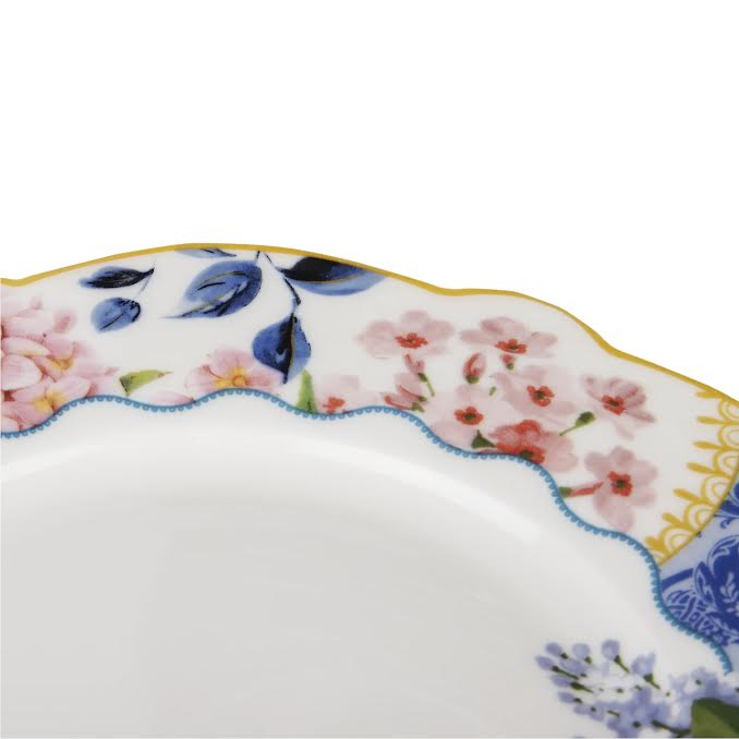 Jenna Clifford Belle Fleur 4 Piece Side Plate Set Multicoloured