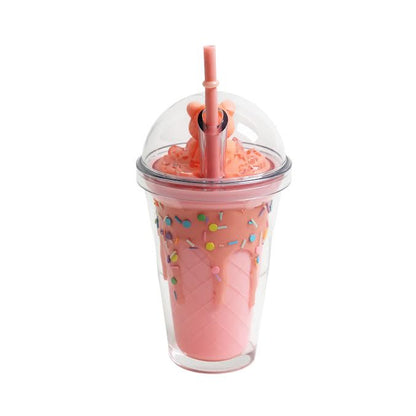 Gummy Bear Inspired 450ml Double Wall Cup Pink