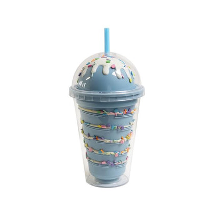 Ice Cream Inspired 450ml Double Wall Cup Blue