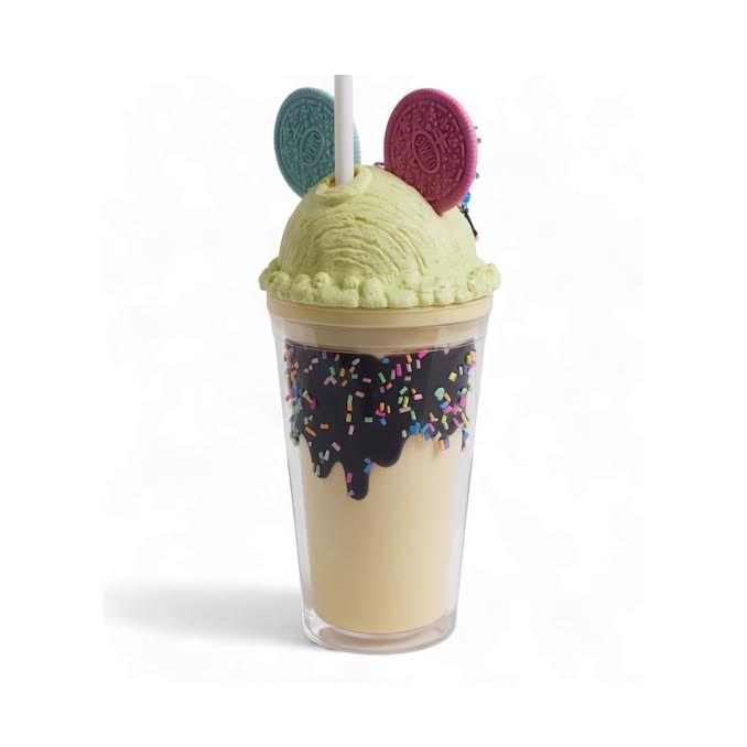 450ml Double Wall Mickey Mouse Cup Multicoloured