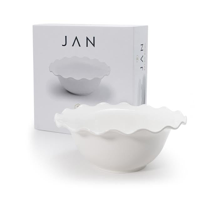 JAN Maison Blanche 22.5cm Salad Bowl White