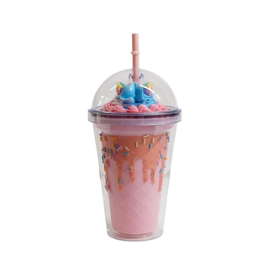 Unicorn Inspired 450ml Double Wall Cup Multicoloured