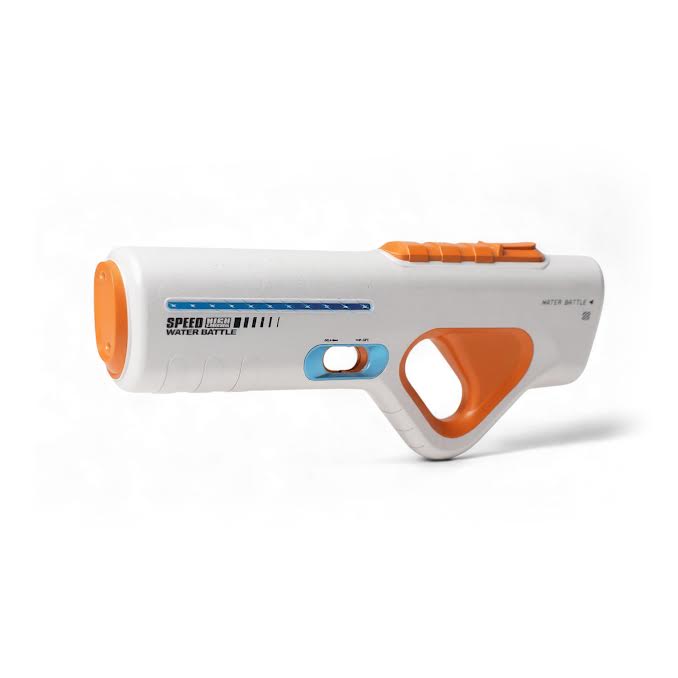 Electric Water Gun White & Orange