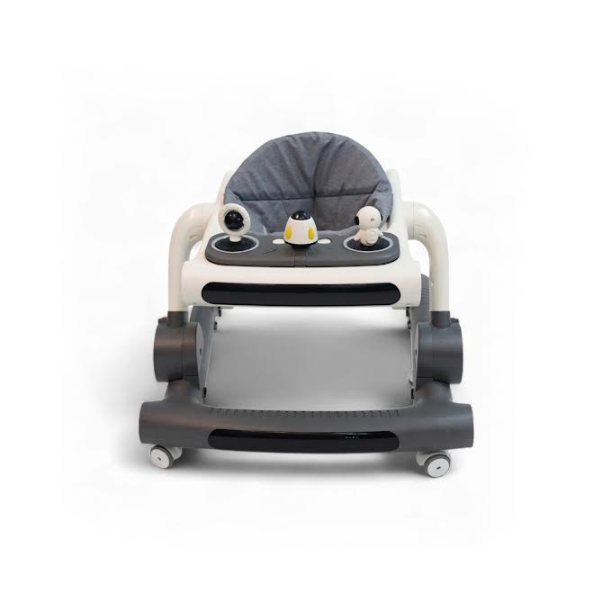 Musical Baby Walker with Wheels Grey