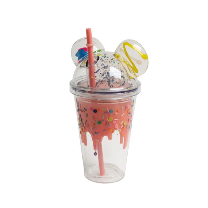 450ml Double Wall Mickey Mouse Cup Multicoloured