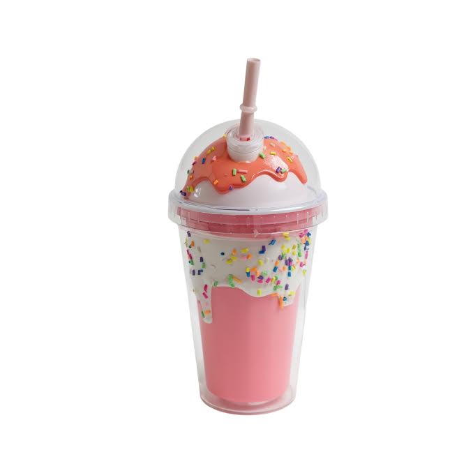 Ice Cream Inspired 450ml Double Wall Cup Pink