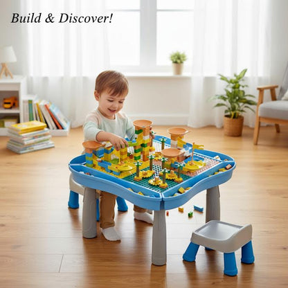 Children's Activity Table Building Block Table Multicoloured