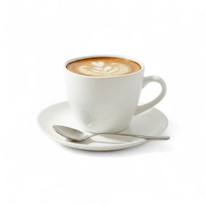 Rolux Opal 4 Piece Cup & Saucer Set White