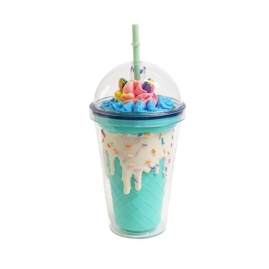 Unicorn Inspired 450ml Double Wall Cup Blue
