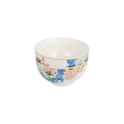 Jenna Clifford Belle Fleur 2 Piece Nibble Bowl Set Multicoloured