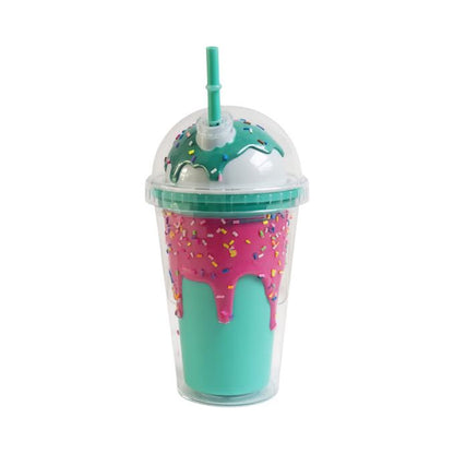 Ice Cream Inspired 450ml Double Wall Cup Multicoloured