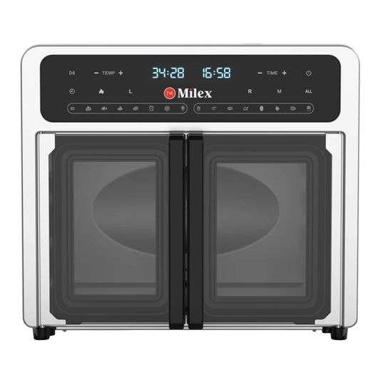 Milex 24Lt Deluxe Rotisserie Airfryer Black & Silver