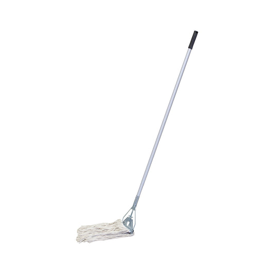 Parrot Janitorial Fan Mop with Aluminium Handle Silver
