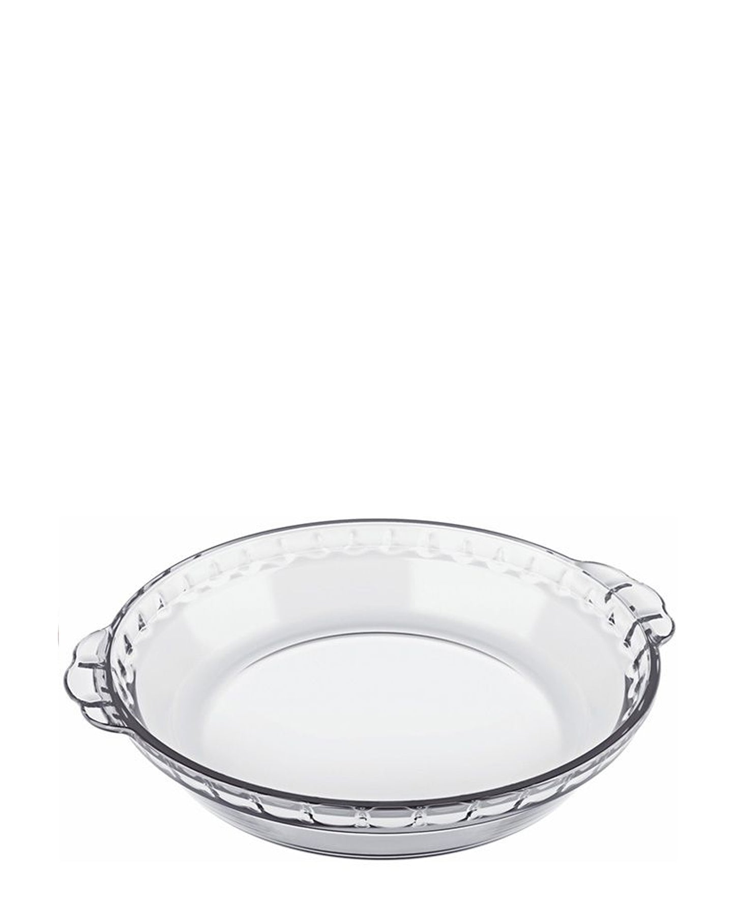 Marinex 1.6Lt Fluted Pie Dish - Clear