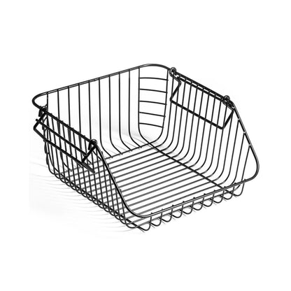 Kitchen Life Metal Basket Black