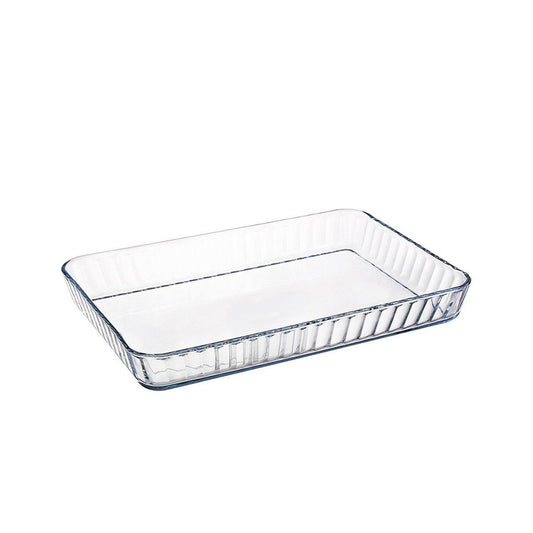 Borcam 3.8Lt Rectangular Baking Tray Clear