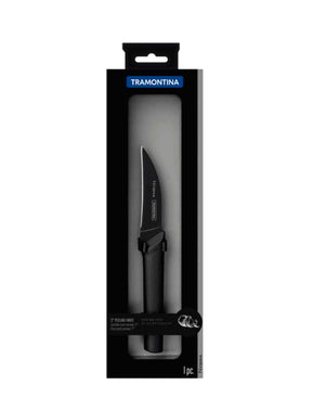 Tramontina 3" (8cm) Peeling Knife - Black