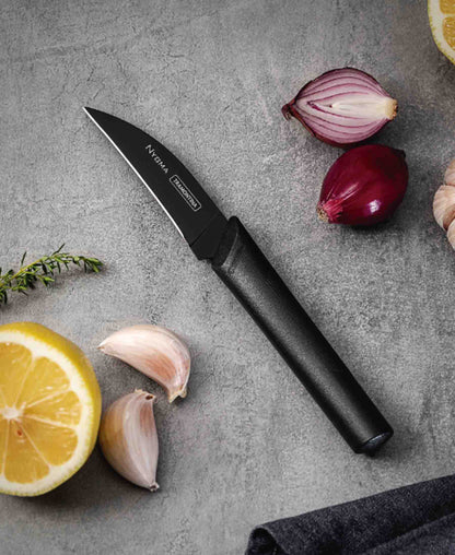 Tramontina 3" (8cm) Peeling Knife - Black