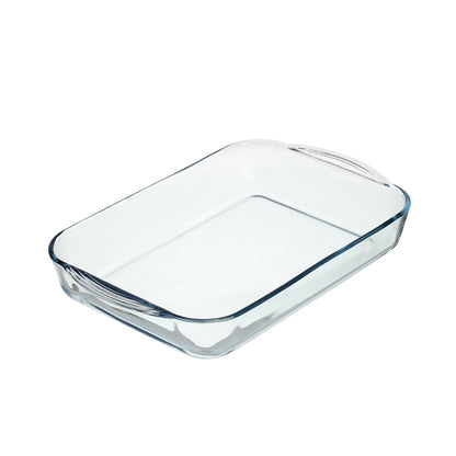 Borcam 3.85Lt Rectangular Casserole Clear