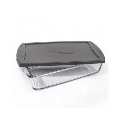 Borcam 1320ml Rectangular Casserole Clear