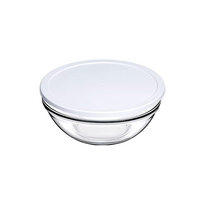 Pasabahce 1.7Lt Glass Mixing Bowl with Lid Clear